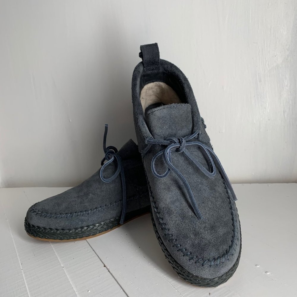 UGG Blue Suede Moccasins